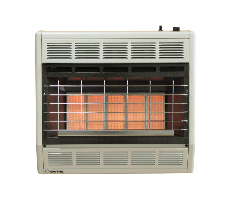 Empire Infrared Heater 30000 BTU, Manual Control 3 Settings - SR30W