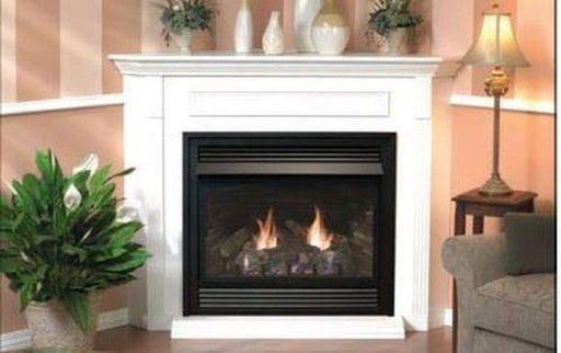 Empire Black Porcelain Liner DVLL48SP Fireplace - DVP48SLKR 
