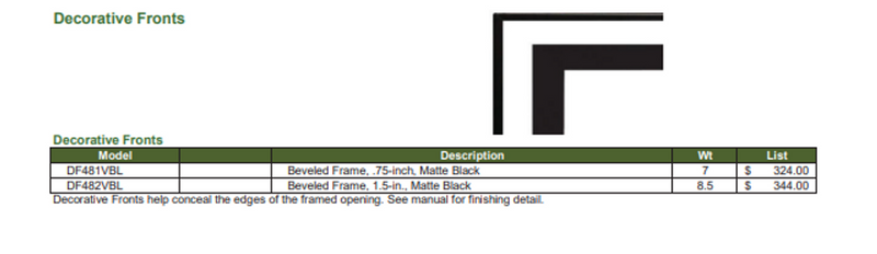 Empire Boulevard Millivolt Contemporary 48" Linear Vent-Free Fireplace - VFLB48FP30