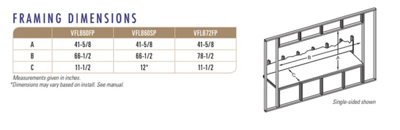 Empire Boulevard Vent Free 60'' See-through Fireplace - VFLB60SP90