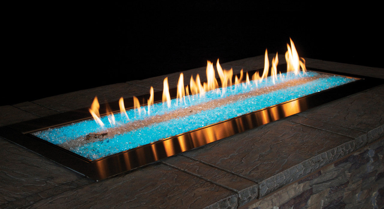 Empire Carol Rose Coastal Outdoor Firebox Glass Door - Thumbnail 3