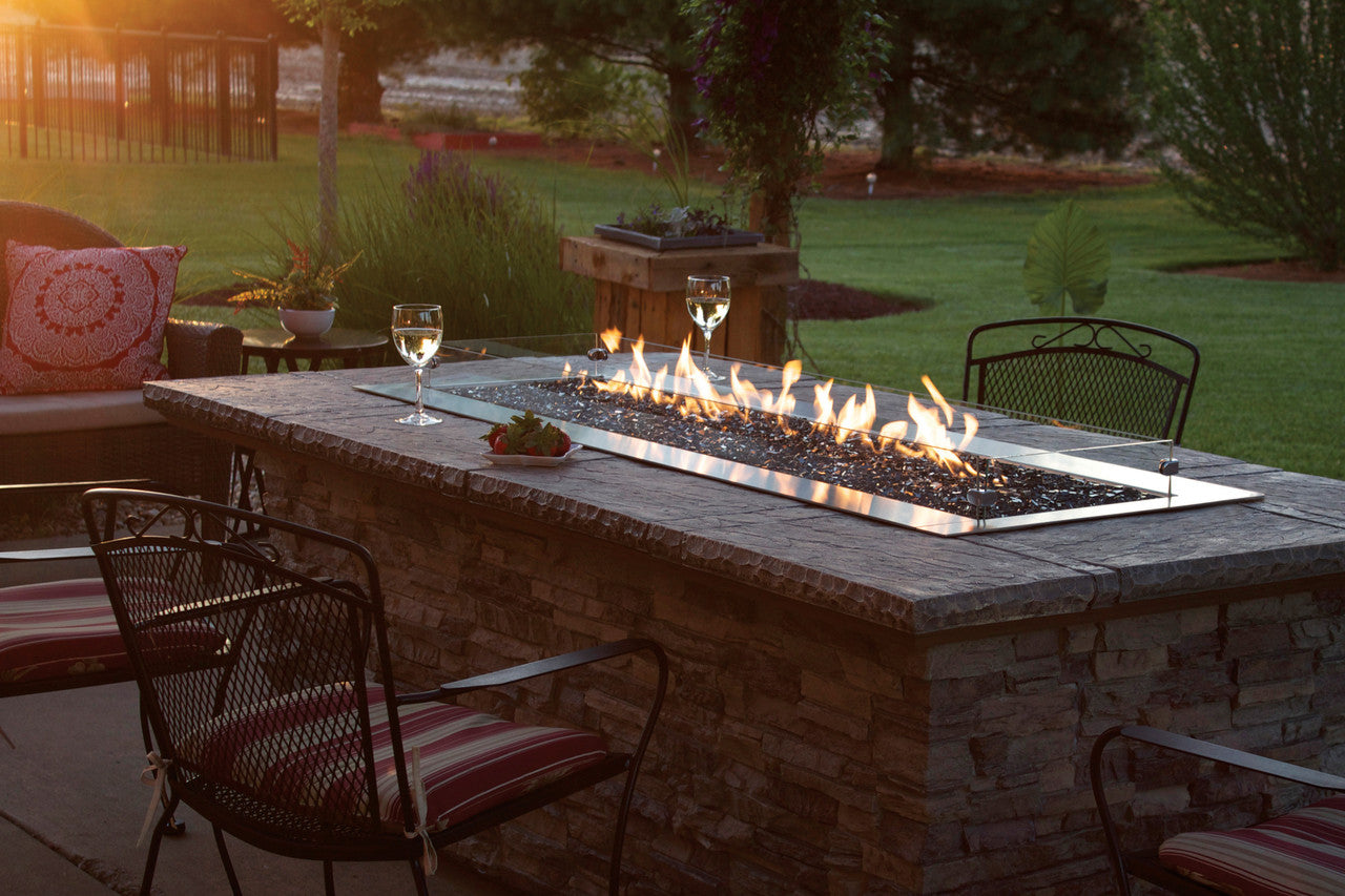 Empire Carol Rose Outdoor Linear Fireplace