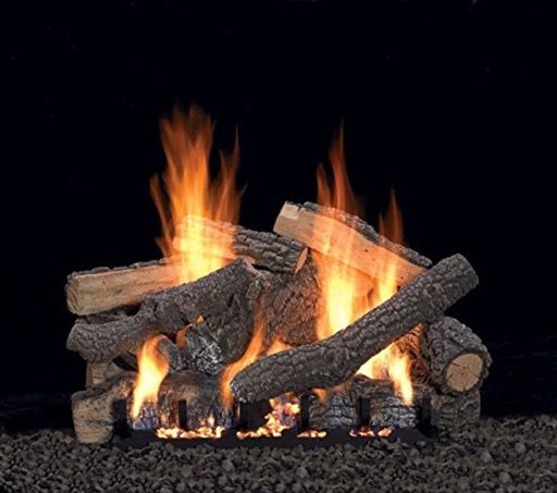 Empire Comfort Systems 18" Ponderosa Logset with Manual VF/V Slope Glaze Burner - LS18P + VFSM18 