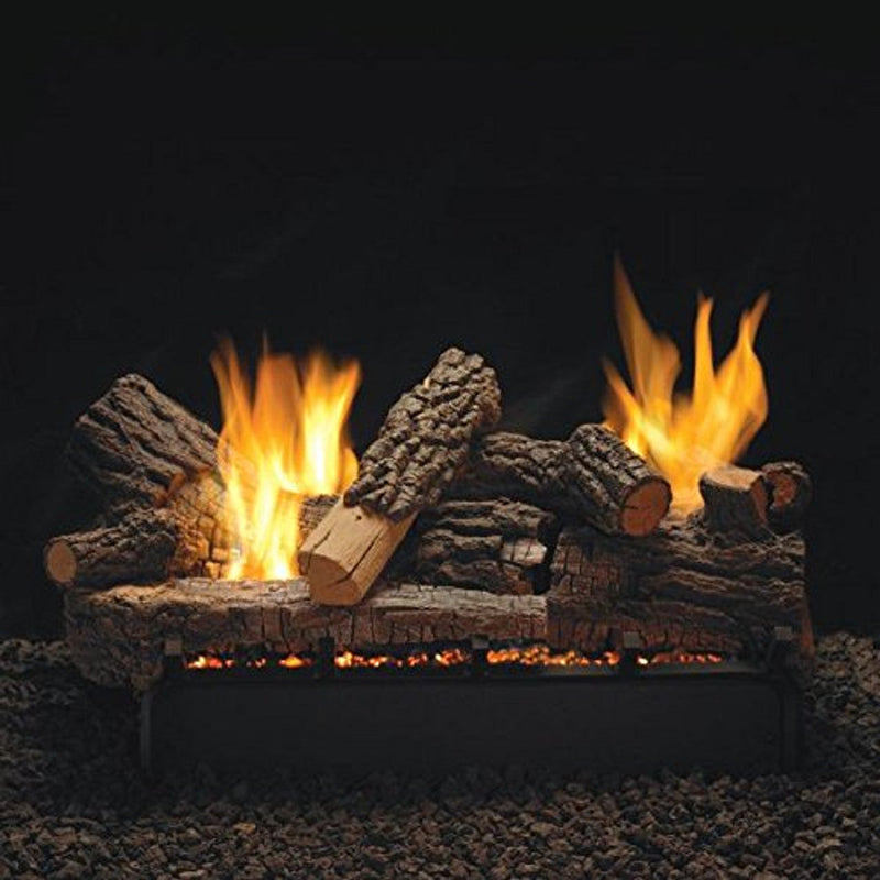 Empire Comfort Systems 18" Rock Creek Logset with IP VF/V Slope Glaze Vista Burner - LSU18RR + VFSUE18