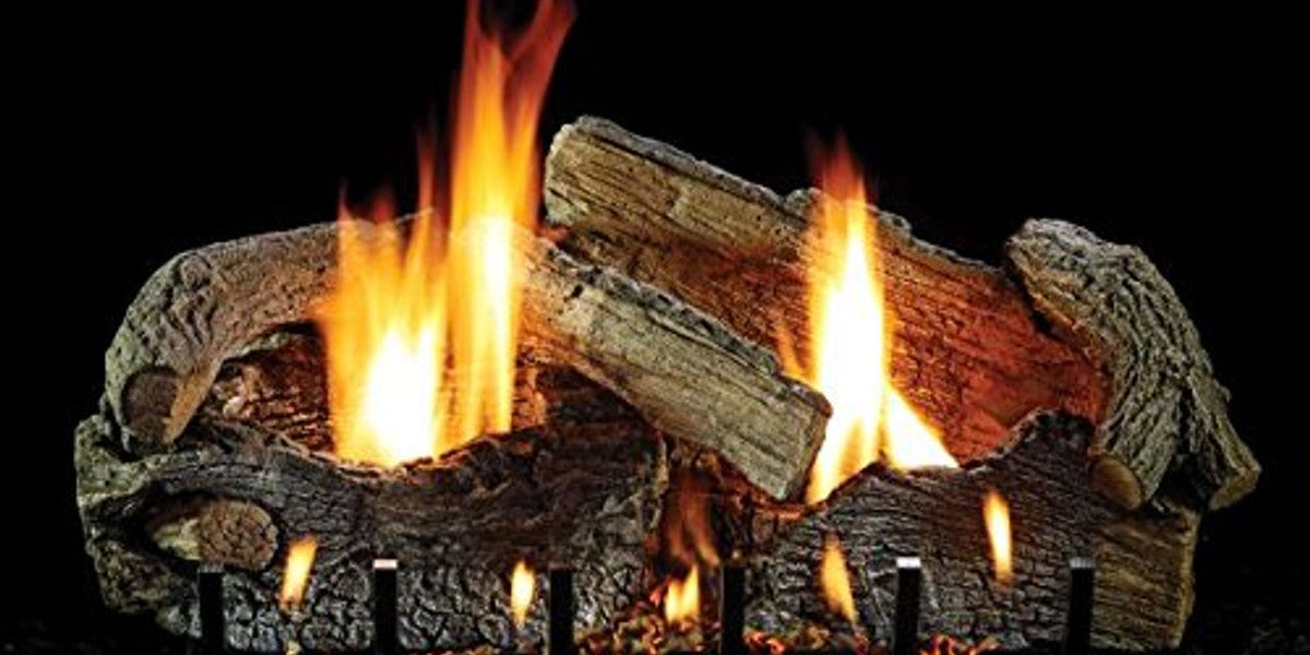 Empire Comfort Systems 18" Stacked Aged Oak Logset with Vent Free Slop ...