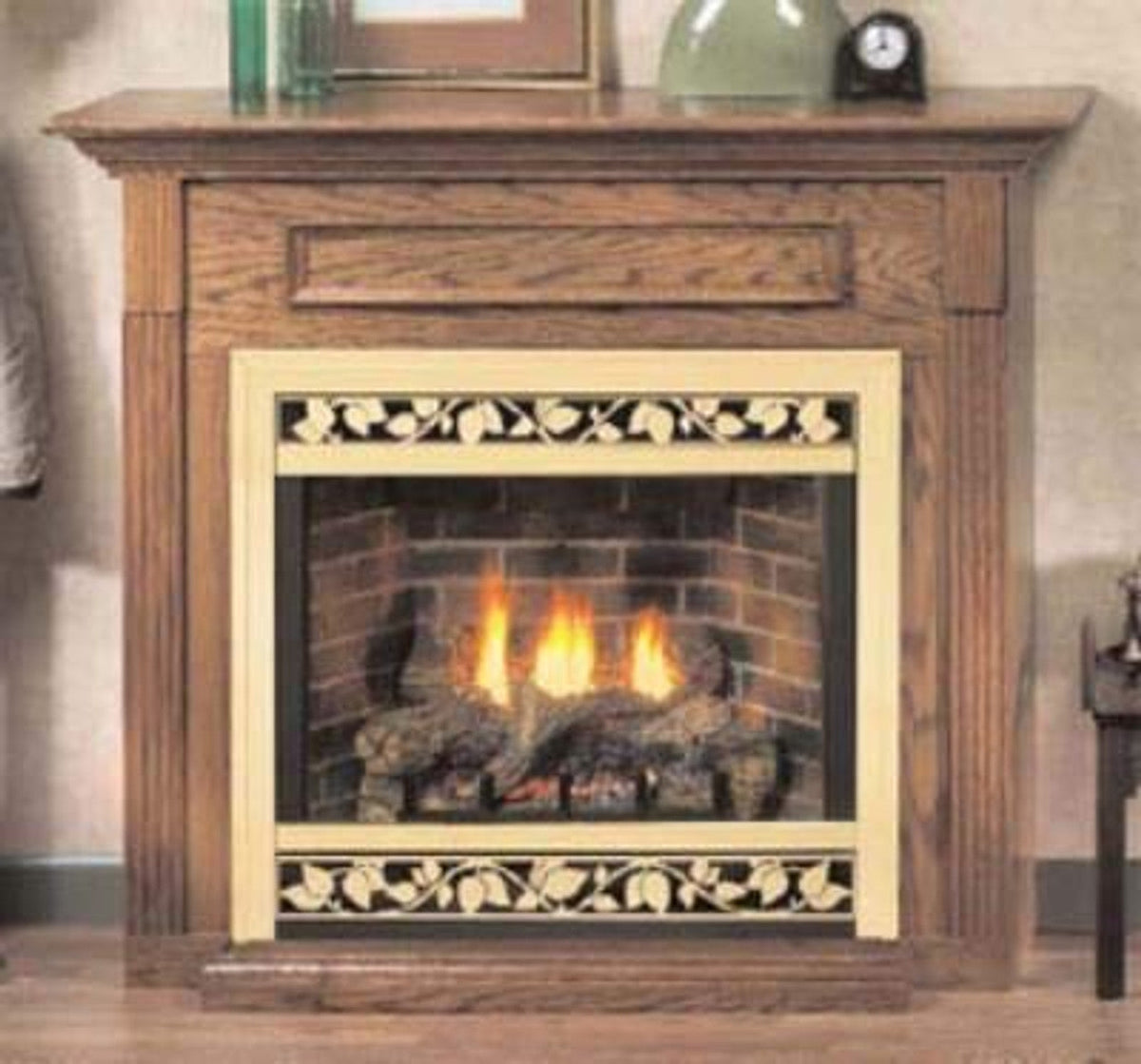 Empire Comfort Systems Dark Oak Standard Cabinet Mantle wit - EMBF3SDO ...