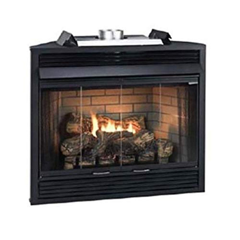 Empire Comfort Systems Deluxe IP 34" Louver B-Vent Fireplace - Natural Gas - BVD34FP70L