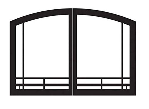 Empire Comfort Systems ECS Mission Arch Fireplace Doors - Hammered Pewter - VFR36SMHP 