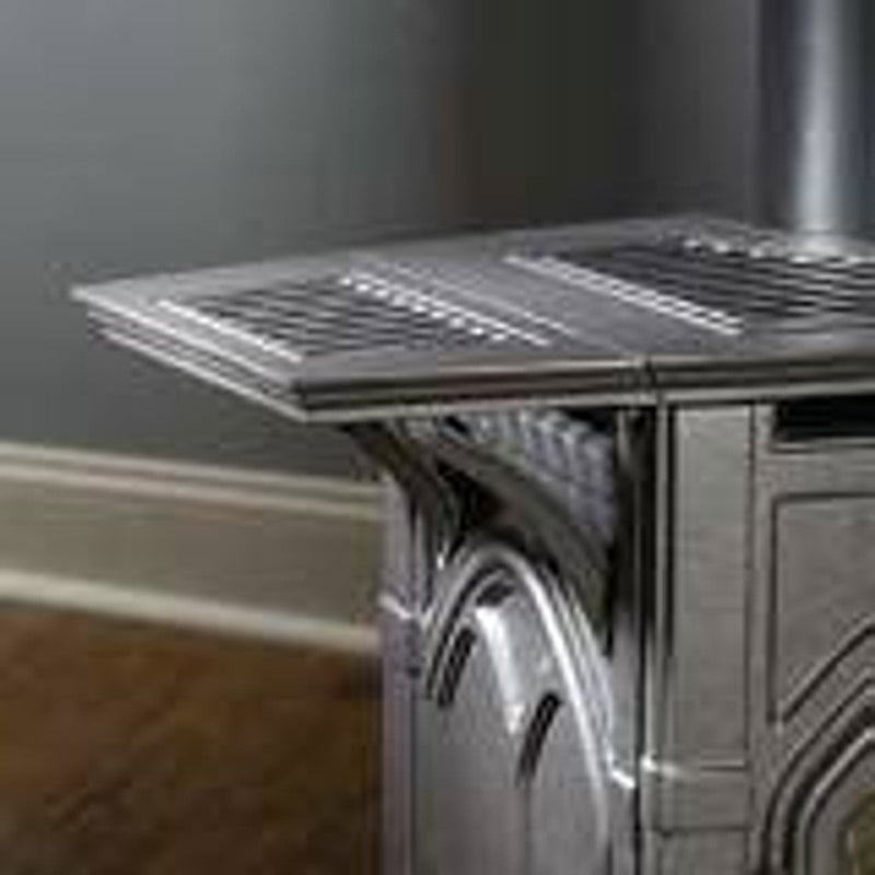 Empire Comfort Systems Heritage Cast Iron Stove Left and Right Shelf Kit - Black - CSKB