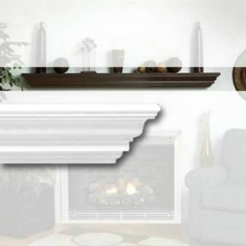 Empire Comfort Systems Profile 72" Mantelshelf - Primed - MS72PG