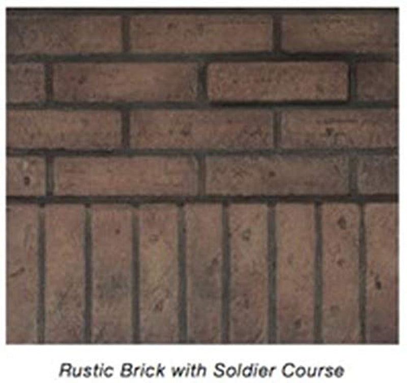 Empire Comfort Systems Rustic Brick with Soldier Course Liner - DVP36PRB