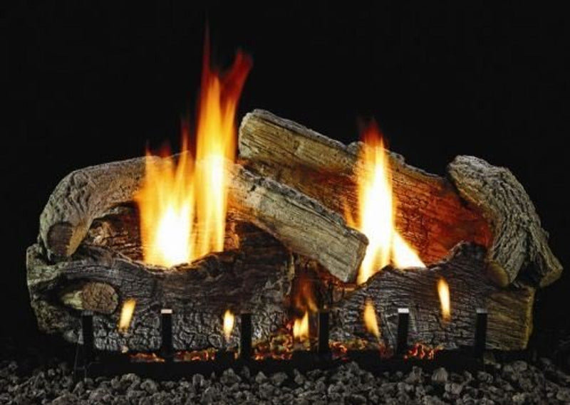 Empire Comfort Systems Stacked 30" Aged Oak Refractory 8 Piece Log Set- LOGS ONLY - LS30SRAO