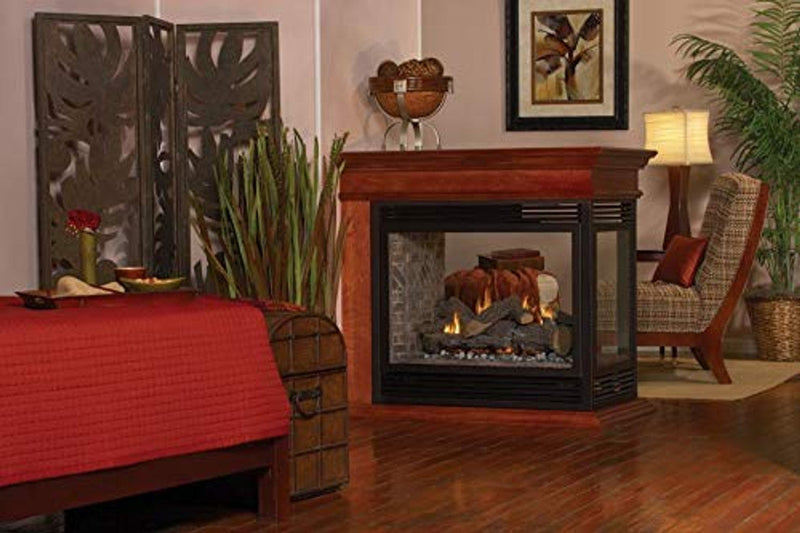 Empire Comfort Systems Standard Peninsula Mantel Base - Oak - EMPBO