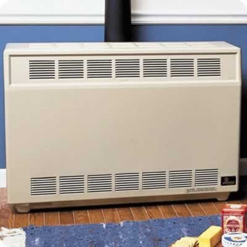 Empire Room Heater 35000 Btu Ng 37 " W X 11-1/2 " D X 26 " H 1/2 " Npt - RH35 1