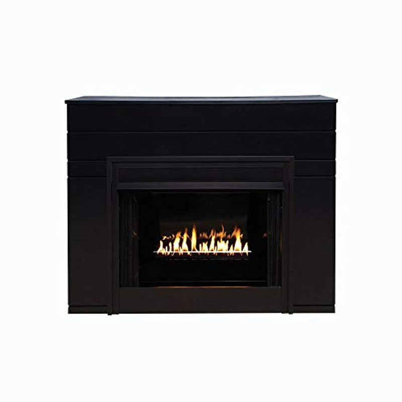 Empire Standard Cabinet Mantel with Base - Dark Oak - EMBF11SDO