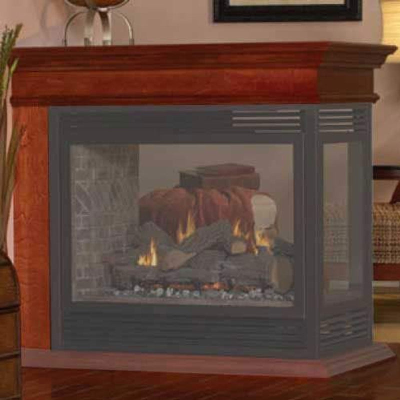 Empire Standard Peninsula Mantel Top - White - EMPTW